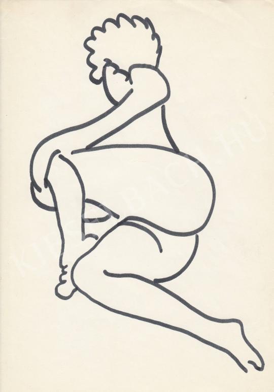 For sale  Rózsahegyi, György - Lying Nude 's painting
